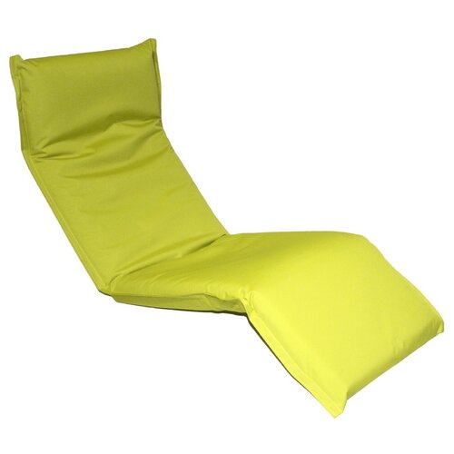 шезлонг с тканью складной шезлонг пляжный шезлонг стул на дачу Шезлонг Greenhouse LF08, 180х60х8 см, желтый