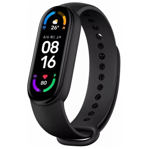 Фитнес-браслет Xiaomi Mi Smart Band 6 NFC Black 156And50 iOS 10BtWR50 280000₽