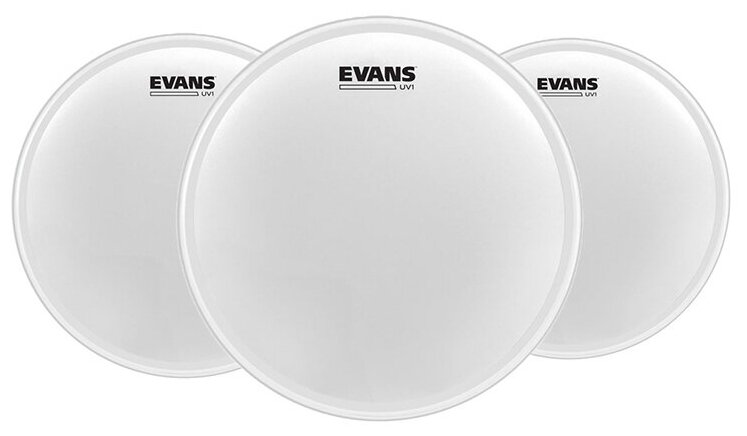 ETP-UV1-R UV1 Coated Tom Rock Набор пластиков для том барабана (10, 12, 16"), Evans