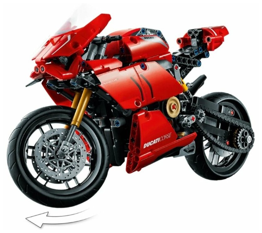 Конструктор Техник мотоцикл Ducati Panigale V4 646 деталей
