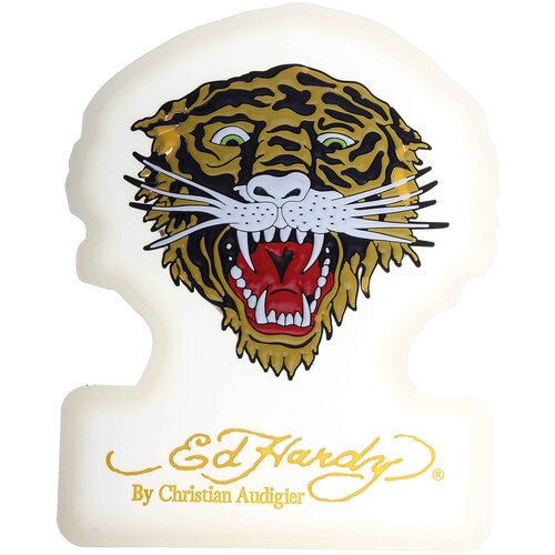 Коврик антискатный EH-00228T TIGER CLEAR на панель приборов 17х13см ED HARDY (США) /1/16