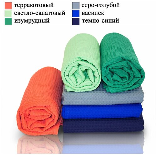 Вафельное полотенце (1 шт) Elin (фиолетовый), Полотенце 45x70
