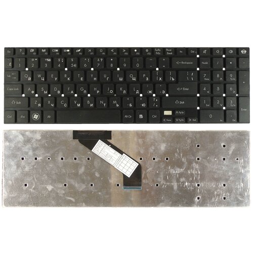 Клавиатура для ноутбука Packard Bell PK130IN1B00 черная 87000₽