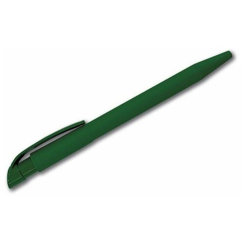 Купить Ручка шариковая, пластик, зеленый, софт-тач, сатин, 1183934, NoName