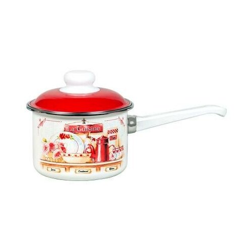 Ковш 6RD144M эмалированный 1,5 л с крышкой la cuisine Appetite