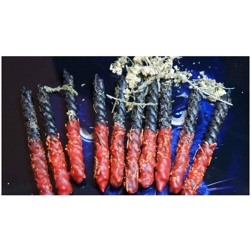 Свеча - скрутка на очищение и защиты ауры человека с открытием новых возможностей (5 шт.)