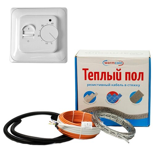 Греющий кабель WarmCoin POWER 10 Вт 5 м 3808₽