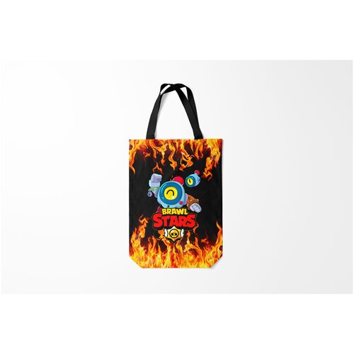 фото Сумка-шоппер / 31х42 см / геймерам / brawl stars nani бравл старс burnettie