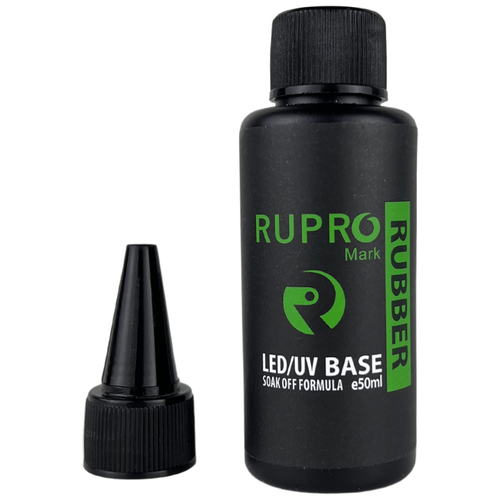 Купить RUPRO Базовое покрытие LED/UV Rubber Base, бесцветный, 50 мл, RUPRO Mark