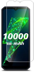 Фото Защитное стекло на Oukitel K15 Plus (Оукител А15 плюс) на Экран (гибридное=пленка+стекловолокно) прозрачное тонкое Hybrid Glass Miuko