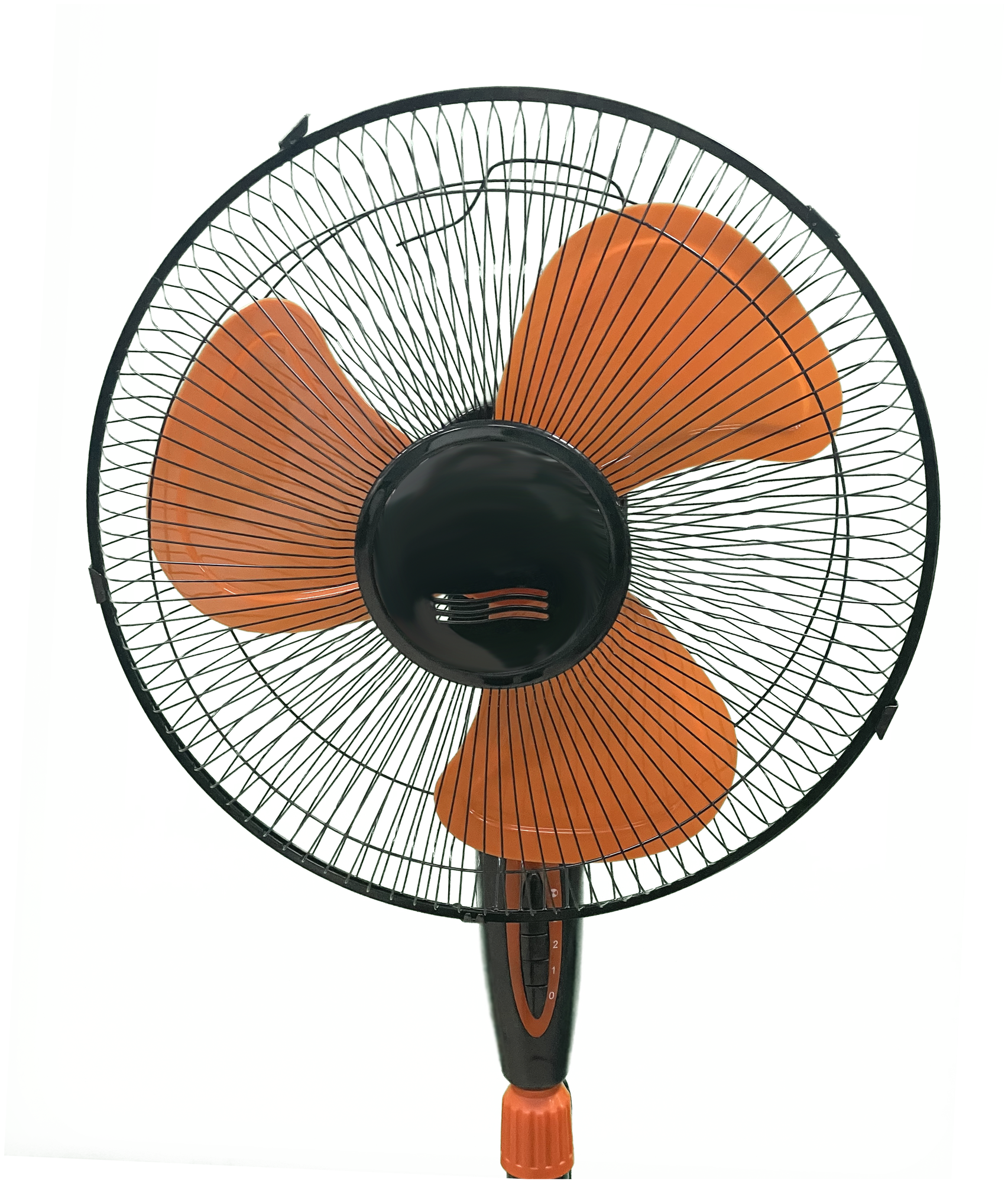 Напольный вентилятор Haifisch 3 режима 100-125 см. (Черно-оранжевый) - фотография № 6
