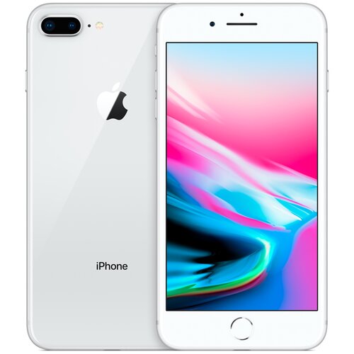 Смартфон Apple iPhone 8 Plus 256 ГБ RU 1 SIM серебристый 77976₽