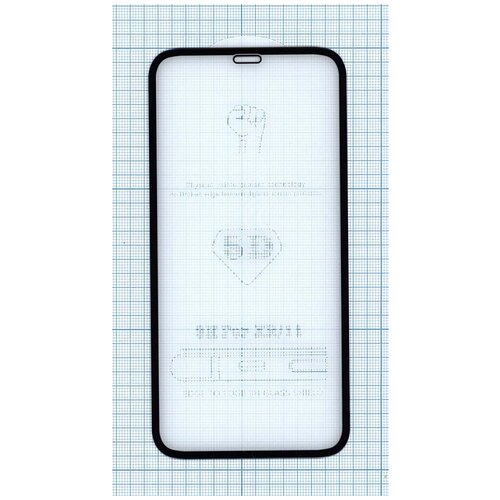Защитное стекло 4D для Apple iPhone XR черное защитное стекло бронестекло для iphone 7 plus полное покрытие 4d черное