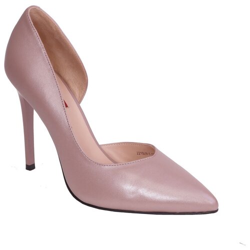 фото Туфли лодочки milana, натуральная кожа, полнота f, размер 39, розовый