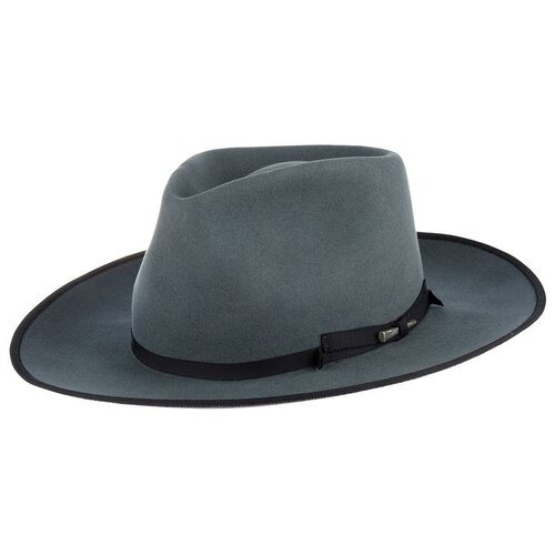 Шляпа федора Bailey, шерсть, утепленная, размер 57, серый