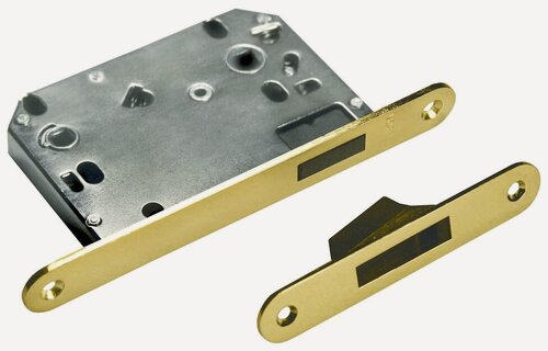 Изображение товара Защелка дверная, Morelli, магнитная, сантехническая, 2070M PG золото