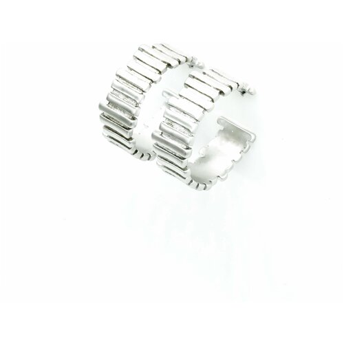 фото Скульптурные серьги-кольца kalinka kalinka_store