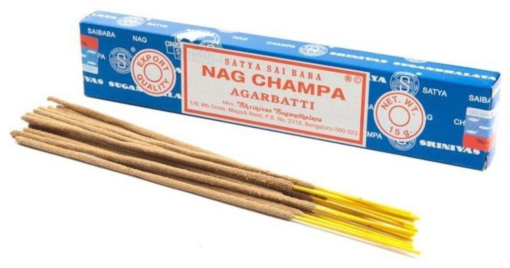 Благовония Наг чампа Сатья / Nag Champa Satya 15 гр