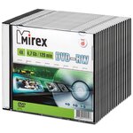 Диск Mirex DVD-RW 4,7Gb 4x, slim box, зеленый - изображение