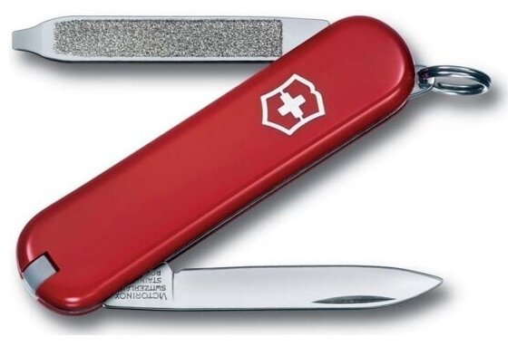 Нож-брелок Victorinox Escort, 58 мм, 6 функций, красный (0.6123)