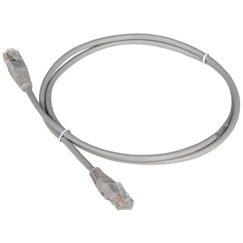 Патч-корд Lanmaster 5E категории UTP серый 1.0м TWT-45-45-1.0-GY патч корд twt twt 45 45 rj 45 m rj 45 m cat6 u utp 2 м 1 шт серый