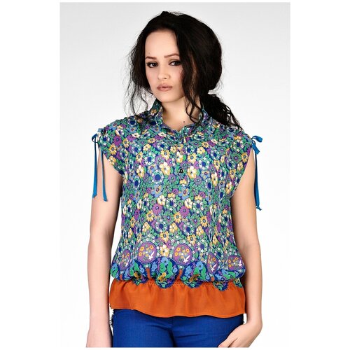Блуза  Setty'S Collection, повседневный стиль, размер 44, фиолетовый