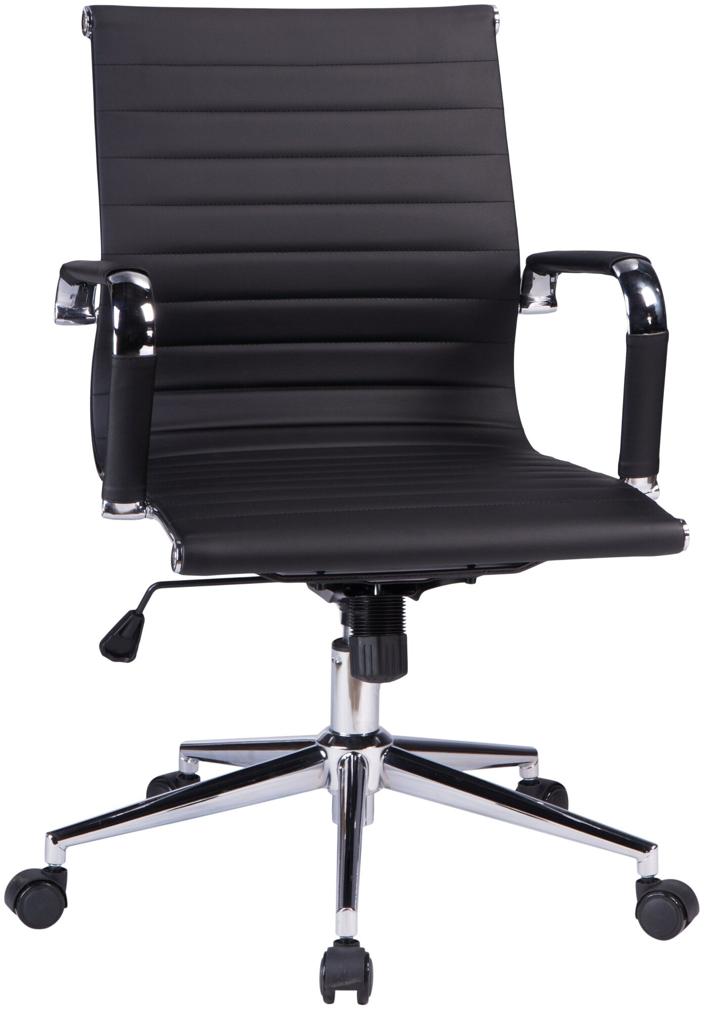 Офисное кресло для руководителей CLAYTON LMR-118B цвет черный - фотография № 1