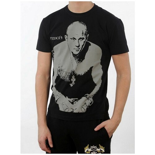 Футболка М-1 Федор Во славу Божию Черная L