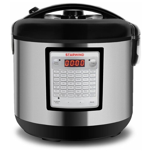 Мультиварка STARWIND SMC4201 700Вт серебристыйчерный 618600₽
