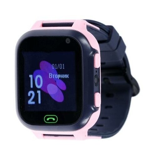 Детские смарт-часы Windigo AM-15 144 128x128 SIM 2G LBS камера 008 Мп розовые 373500₽