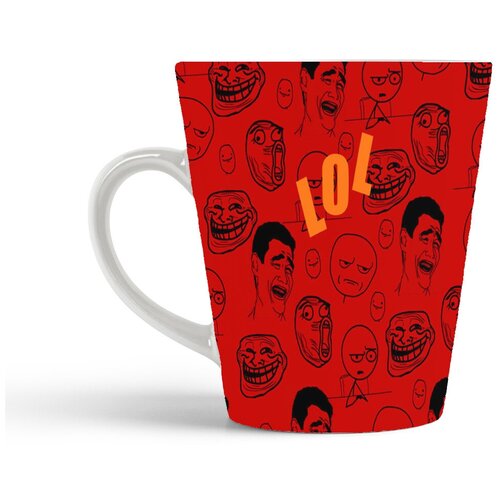 фото Кружка-латте coolpodarok мемы lol