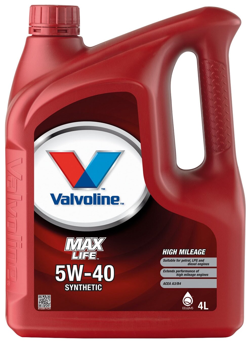 Синтетическое моторное масло VALVOLINE MaxLife Synthetic 5W-40