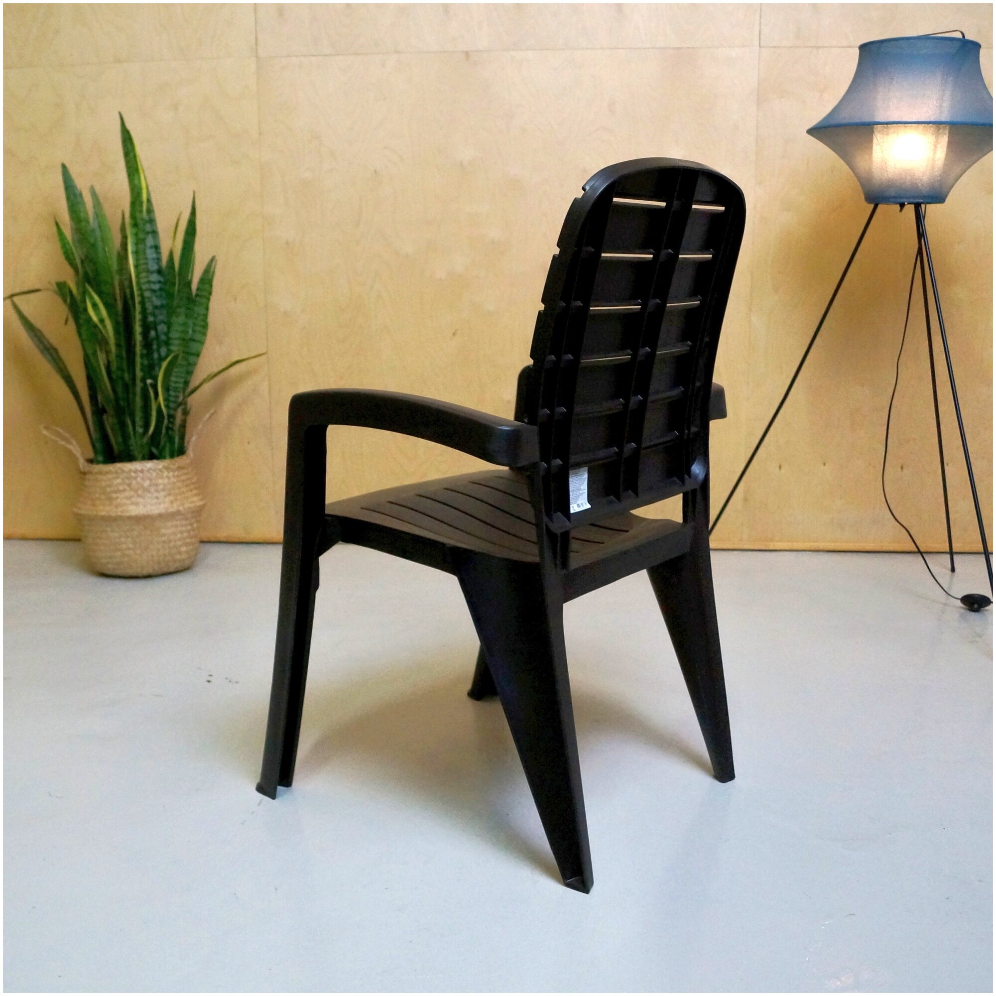 Пластиковое кресло Прованс, Шоколадный, 2 шт - фотография № 6
