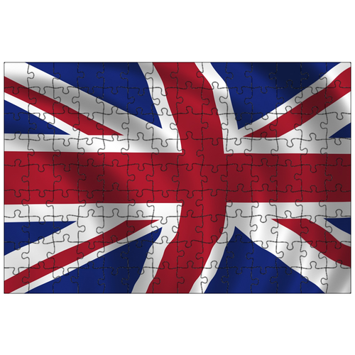 фото Магнитный пазл 27x18см."флаг, объединенное королевство, великобритания" на холодильник lotsprints