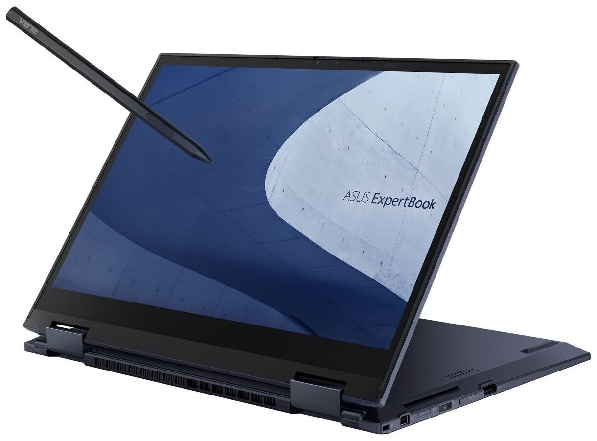 14 Ноутбук ASUS ExpertBook B7 Flip B7402FEA-L90661X 2560x1600 Intel Core i5-1155G7 25 ГГц RAM 16 ГБ SSD 512 ГБ Intel Iris Xe Graphics Windows 11 Pro 90NX0481-M00KX0 черный