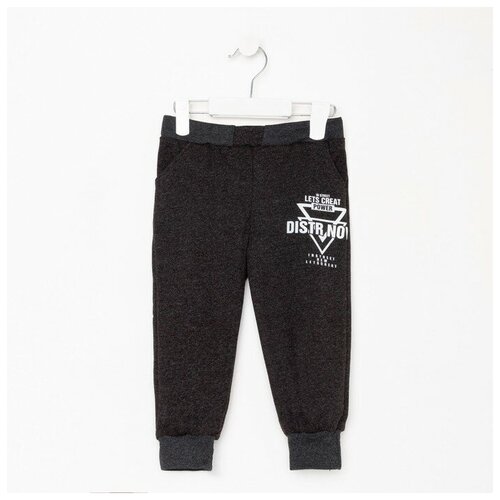 фото Брюки для мальчика а.16121f-67, цвет темно-серый, рост 92 вереск