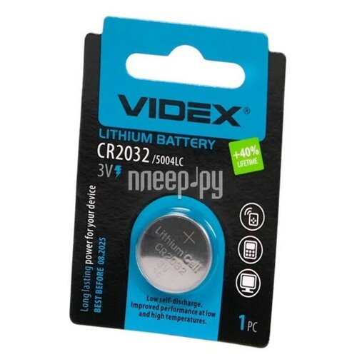 Батарейка Videx Lithium CR2032 BL-1