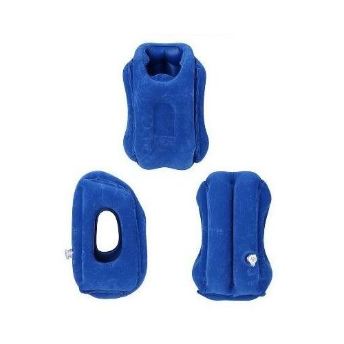 фото Подушка для шеи, надувная подушка для путешествий, синий кк22пдшс