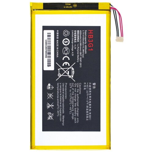 Аккумулятор для планшета Huawei MediaPad T1 7.0 T1-701U, BG2-U01, BGO-DL09, S7-301U, S7-931U, S7-701, S7-301w 100% original hb3g1 4000mah mediapad battery for huawei s7 303 s7 931 t1 701u s7 301w mediapad 7 lite s7 301u s7 302