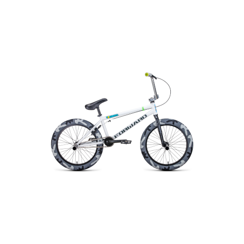 Велосипед FORWARD ZIGZAG 20 (20 1 ск. рост. 20.75) 2022, белый, RBK22FW20093 велосипед forward zigzag 20 2021 рост 20 75 синий