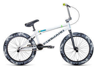 Велосипед FORWARD ZIGZAG 20 (20" 1 ск. рост. 20.75") 2022, белый, RBK22FW20093