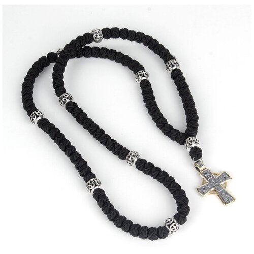 Четки плетеные, сутажные, 100 зёрен. Ручная работа. Новгородский Крест.