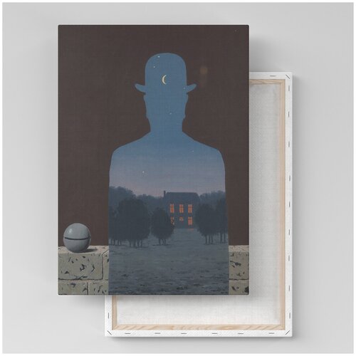 Картина на холсте с подрамником / Magritte Rene / Магритт Рене - Счастливый даритель, 1966