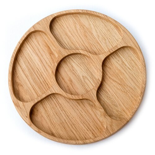 Менажница из берёзы 5 секций, Россия