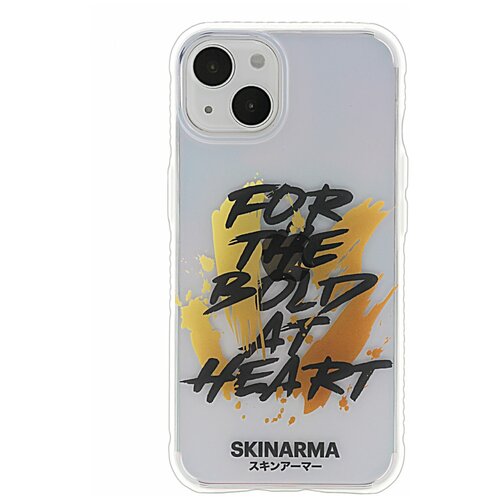 Чехол для iPhone 13 Skinarma Hansha Clear, противоударная пластиковая накладка с рисунком, силиконовый бампер с защитой камеры