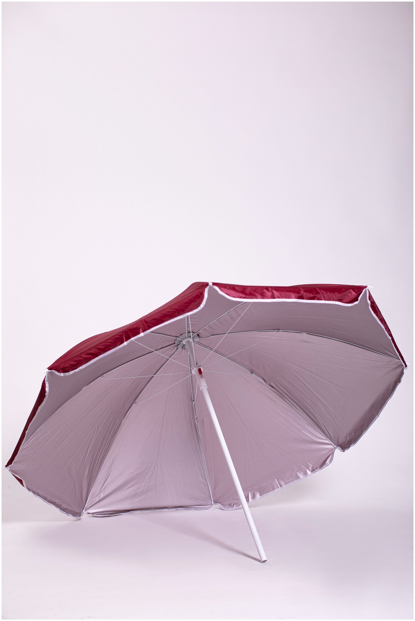 Зонт пляжный, солнцезащитный 1.55 м 8 спиц, . Материал купола плащевка. - фотография № 5