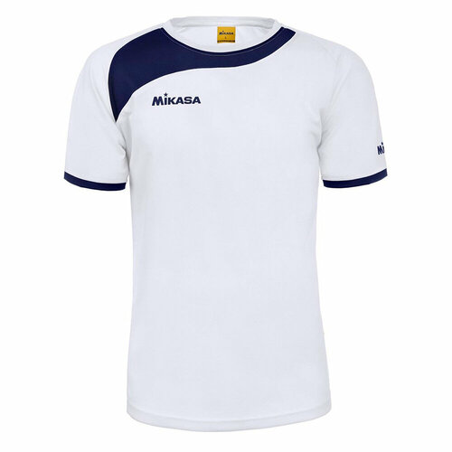 Футболка спортивная Mikasa, размер XXL, белый костюм mikasa олимпийка и брюки силуэт полуприлегающий размер 2xl белый синий