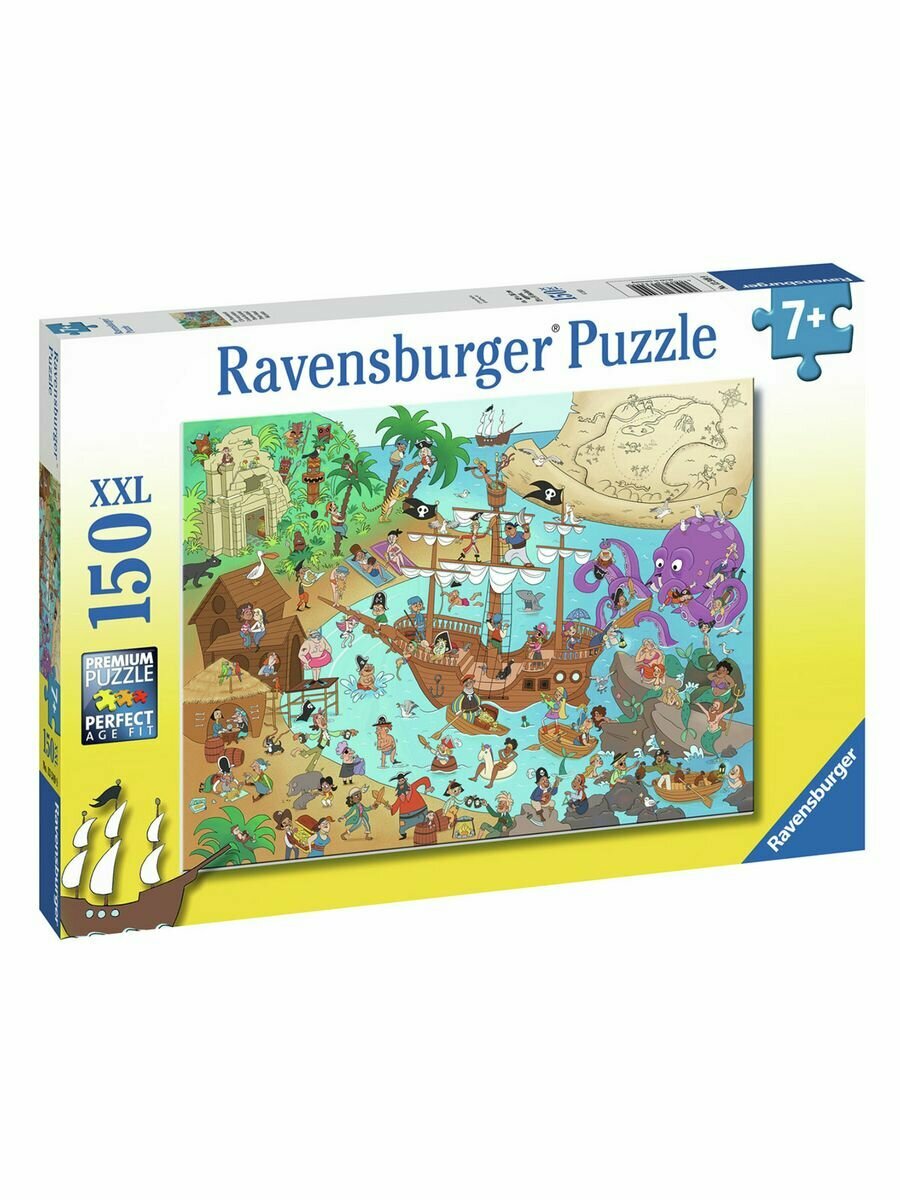 Пазл Ravensburger «Пиратская бухта», 150 деталей, размер 49х36 см