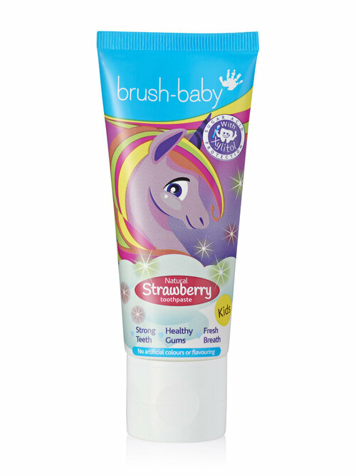 Brush-Baby Strawberry зубная паста, 3+ лет