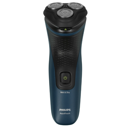 Бритва PHILIPS S1121/41 черный/синий бритва электрическая philips s1131 41 сеть аккум